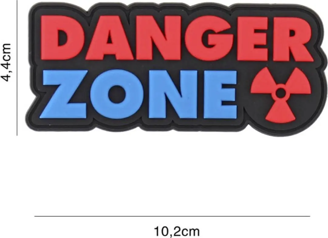 Embleem 3D PVC Danger Zone Mario