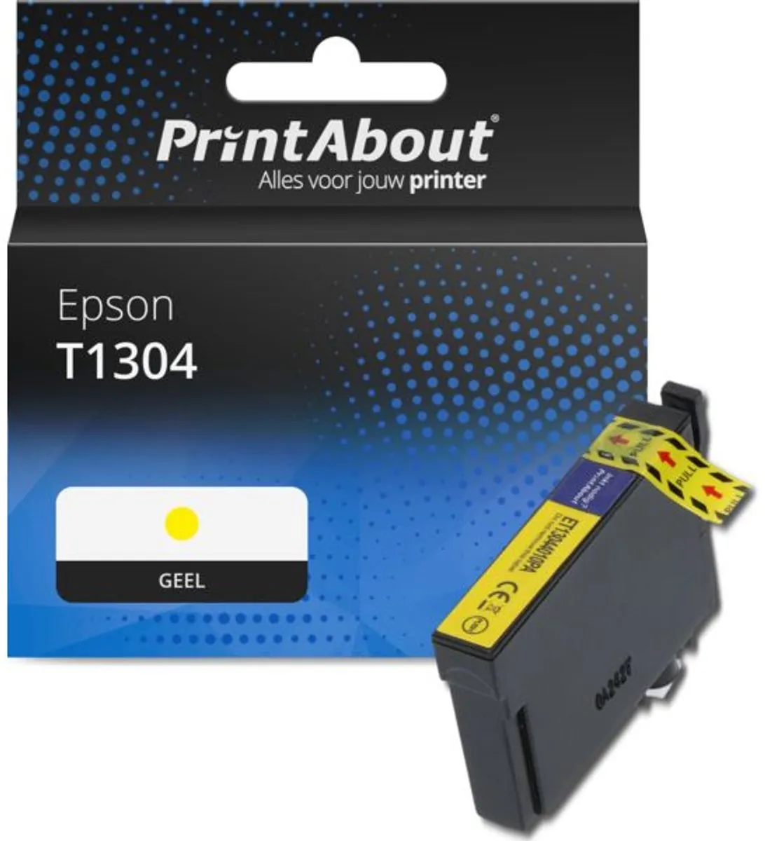 PrintAbout Epson T1304 Inktcartridge Geel - XL - 1750 pagina's