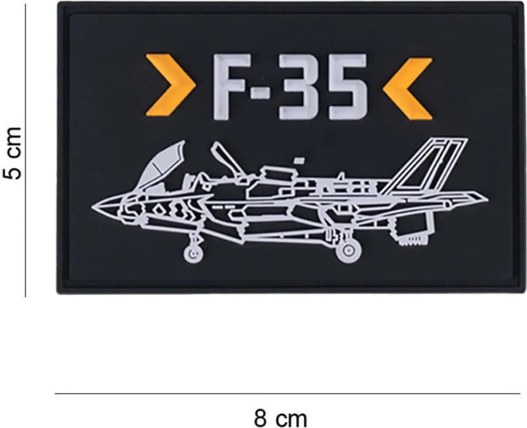 Embleem 3D PVC F-35