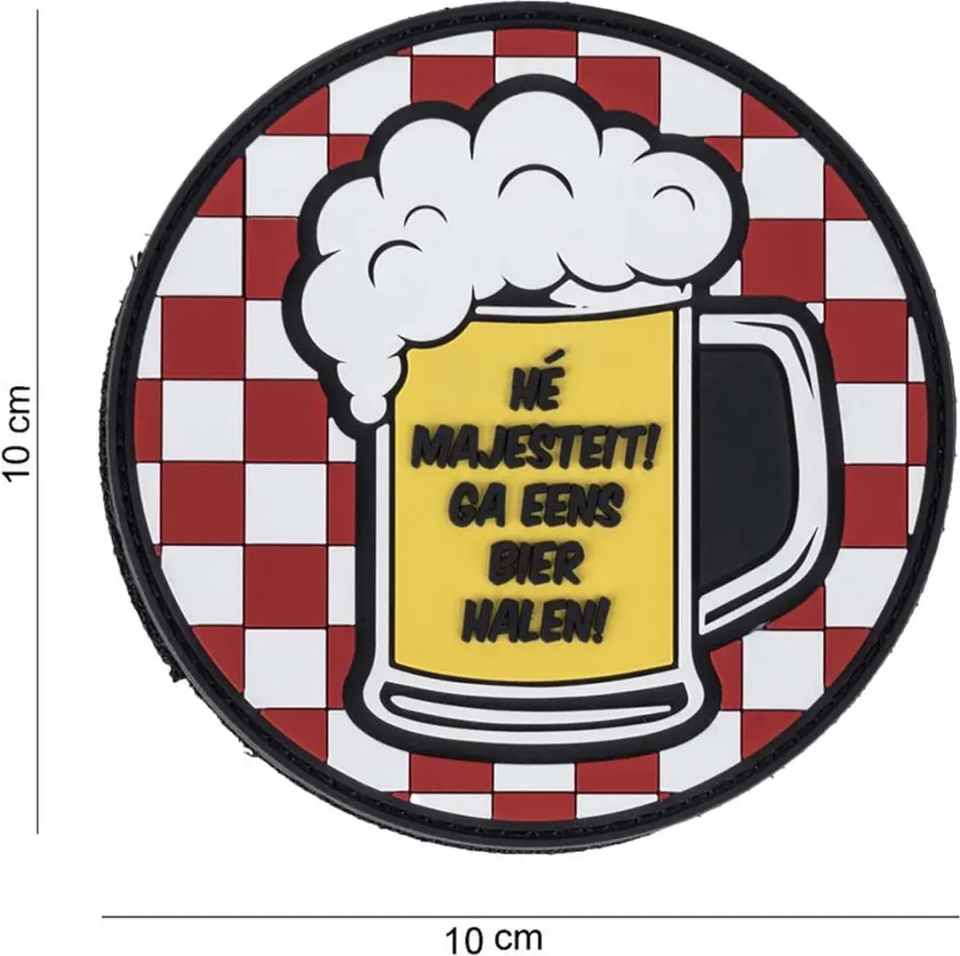 Embleem 3D PVC Hé majesteit!