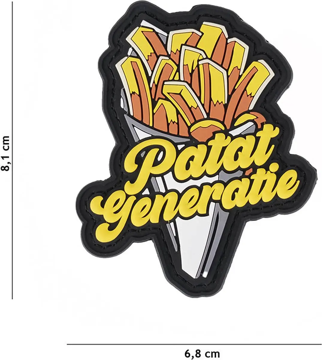 Embleem 3D PVC Patat generatie