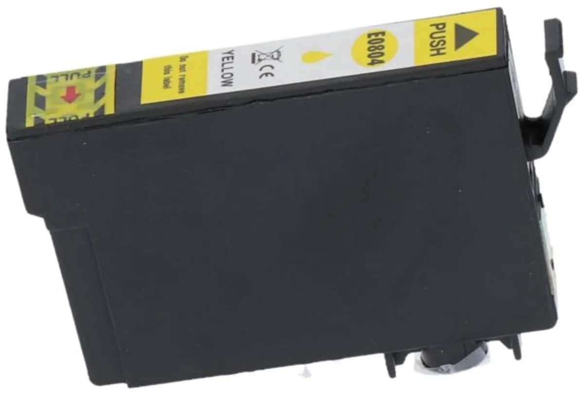 PrintAbout T0804 Inktcartridge Geel - 13ml - Epson