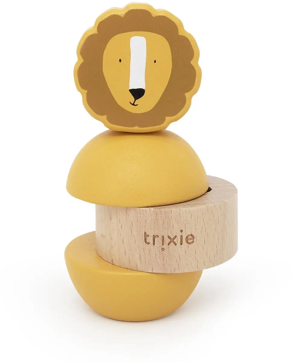Trixie Houten Stapelspeelgoed met Rammelgeluid Mr. Lion