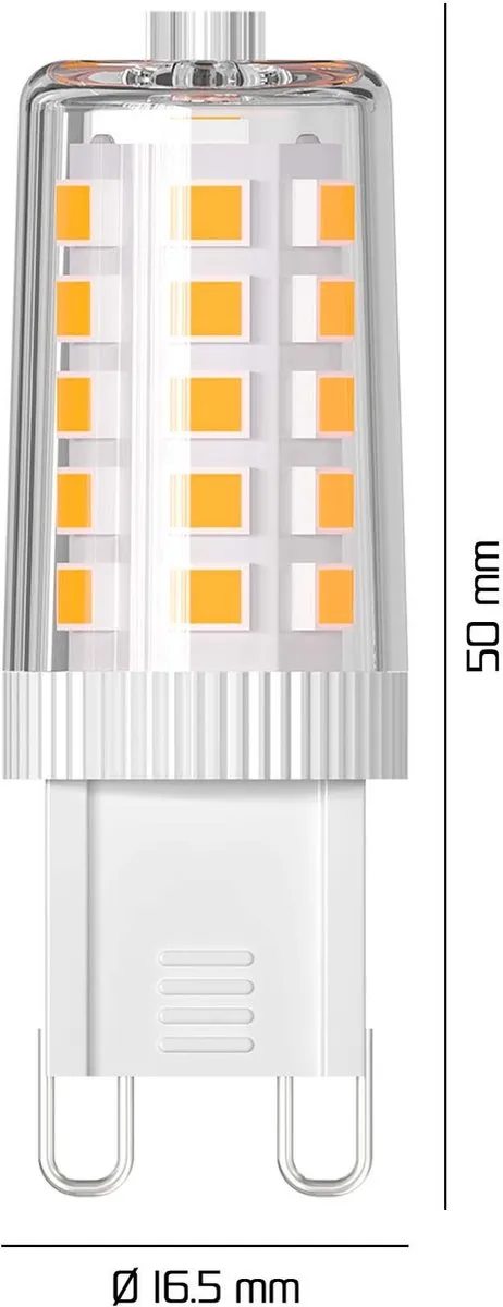 LEDVION G9 LED Lamp 2W 2700K - 320 Lumen - Helder