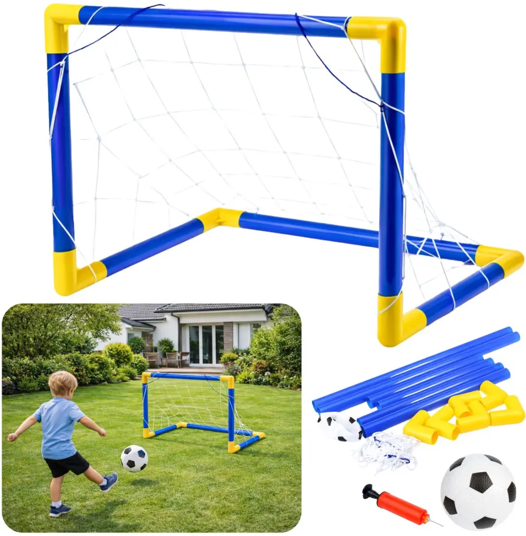 Sportset voor het spelen van voetbal Voetbaldoelbalpomp 62x40cm