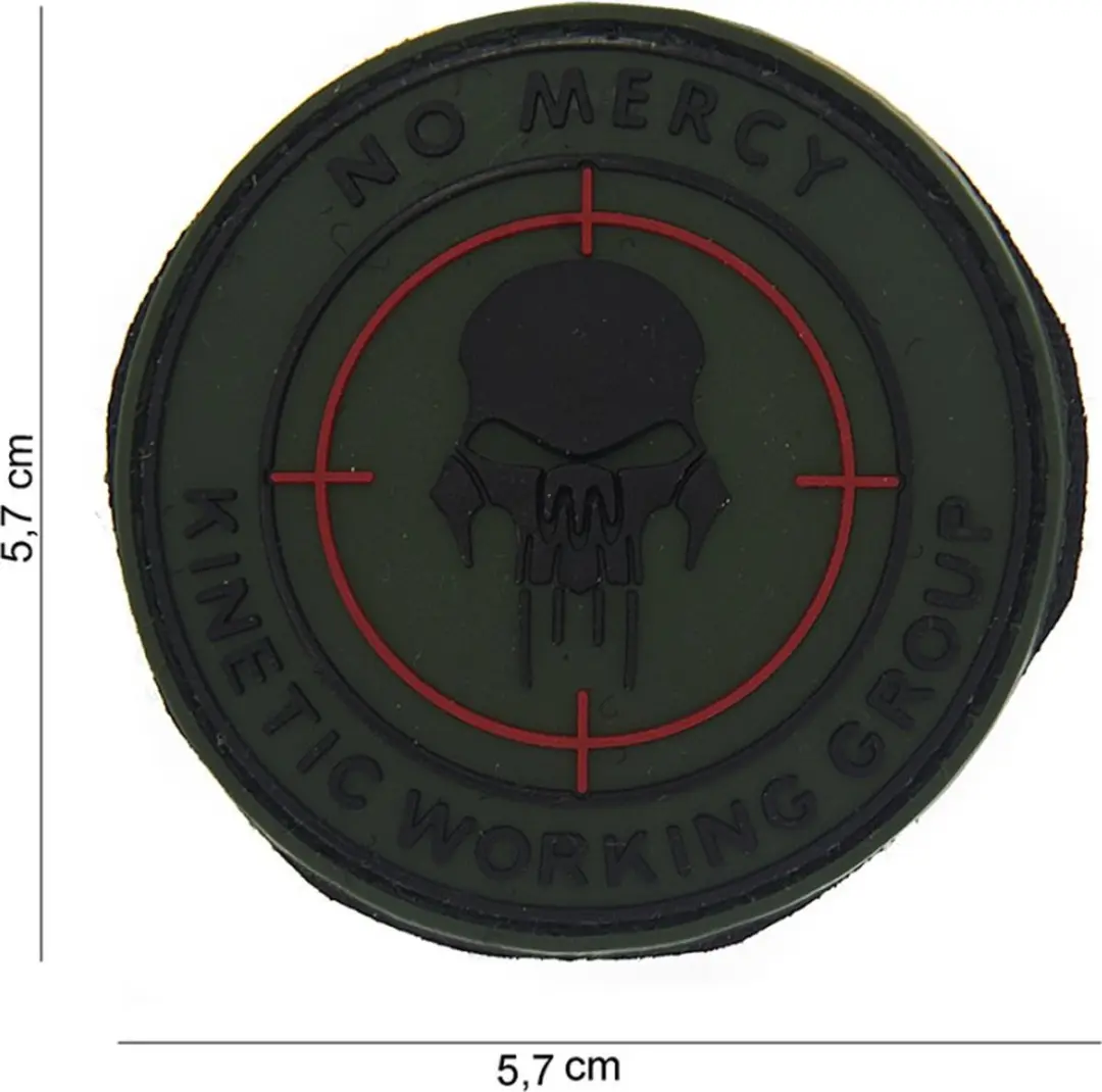 Embleem 3D PVC No mercy kinetic working