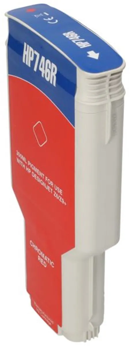 PrintAbout Inktcartridge P2V81A Chromatisch rood - 300ml - o.a. HP DesignJet T1530