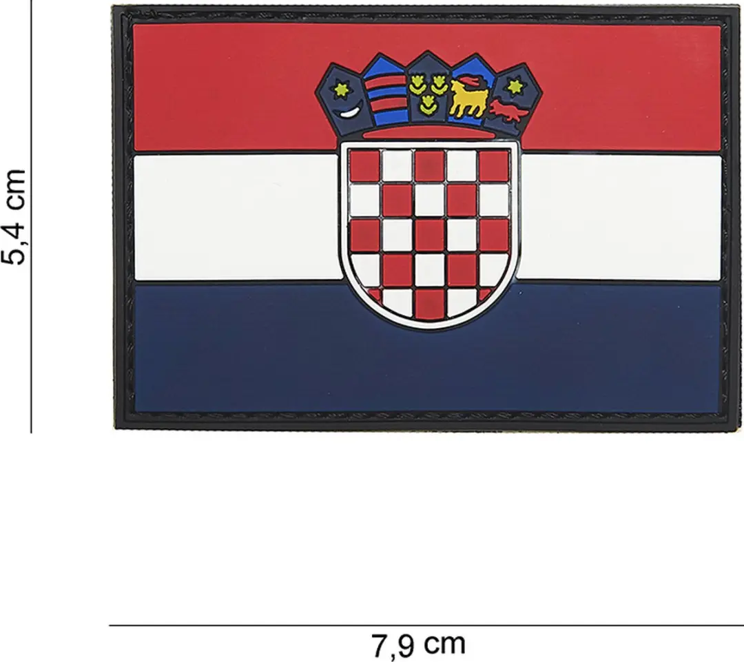 Embleem 3D PVC Kroatie