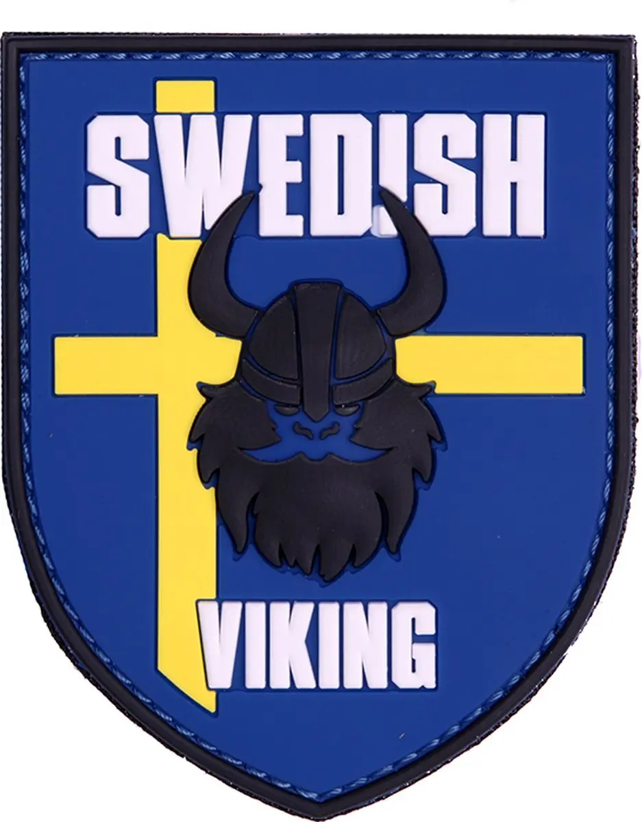 Embleem 3D PVC Swedish viking
