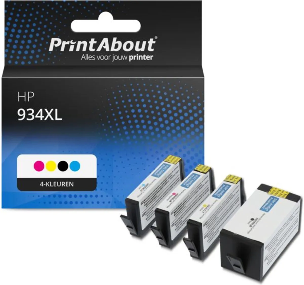 PrintAbout Inktcartridge 934XL C2P23AE