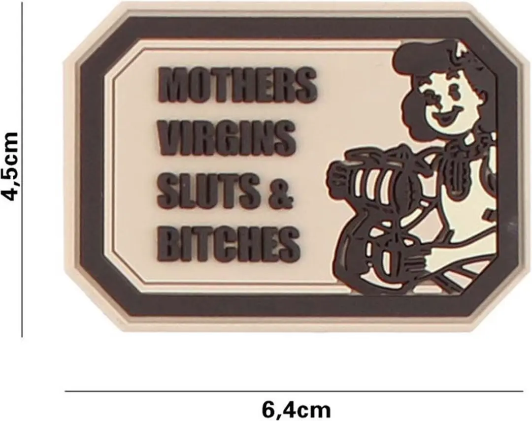 Embleem 3D PVC Mothers virgins beige