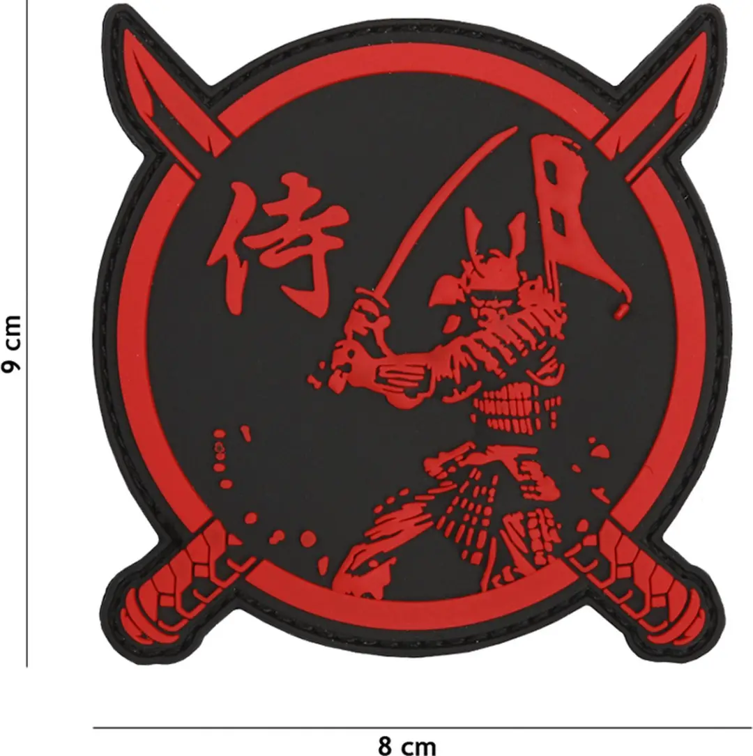 Embleem 3D PVC Samurai warrior