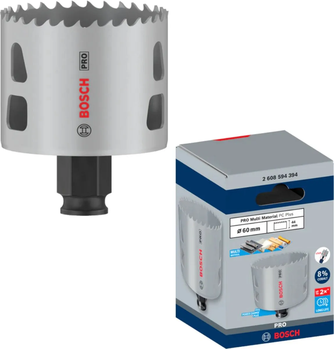 Bosch Professional Multi Materiaal PC Plus Gatenzaag 60mm - 2608594394 - afbeelding 6 van 6