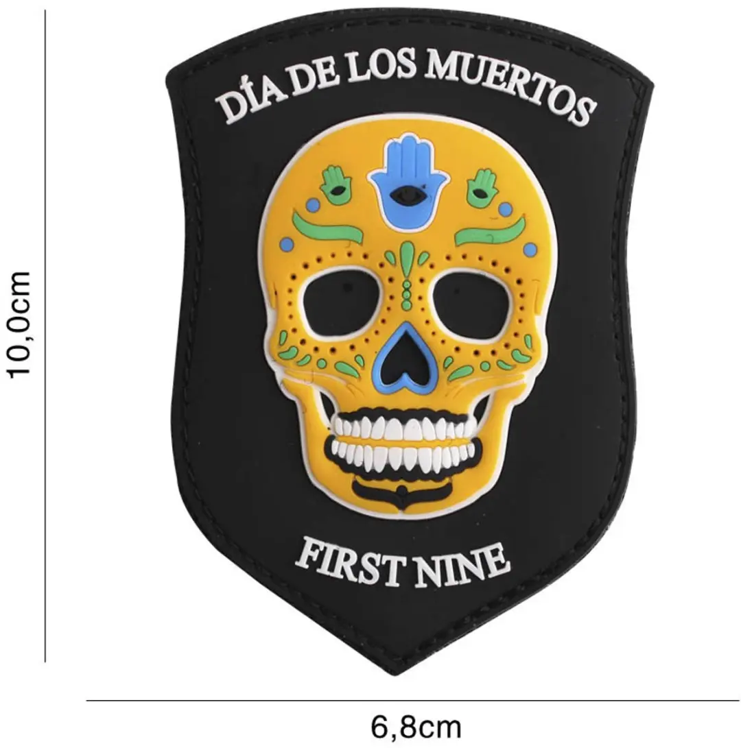 Embleem 3D PVC First Nine Schild Geel