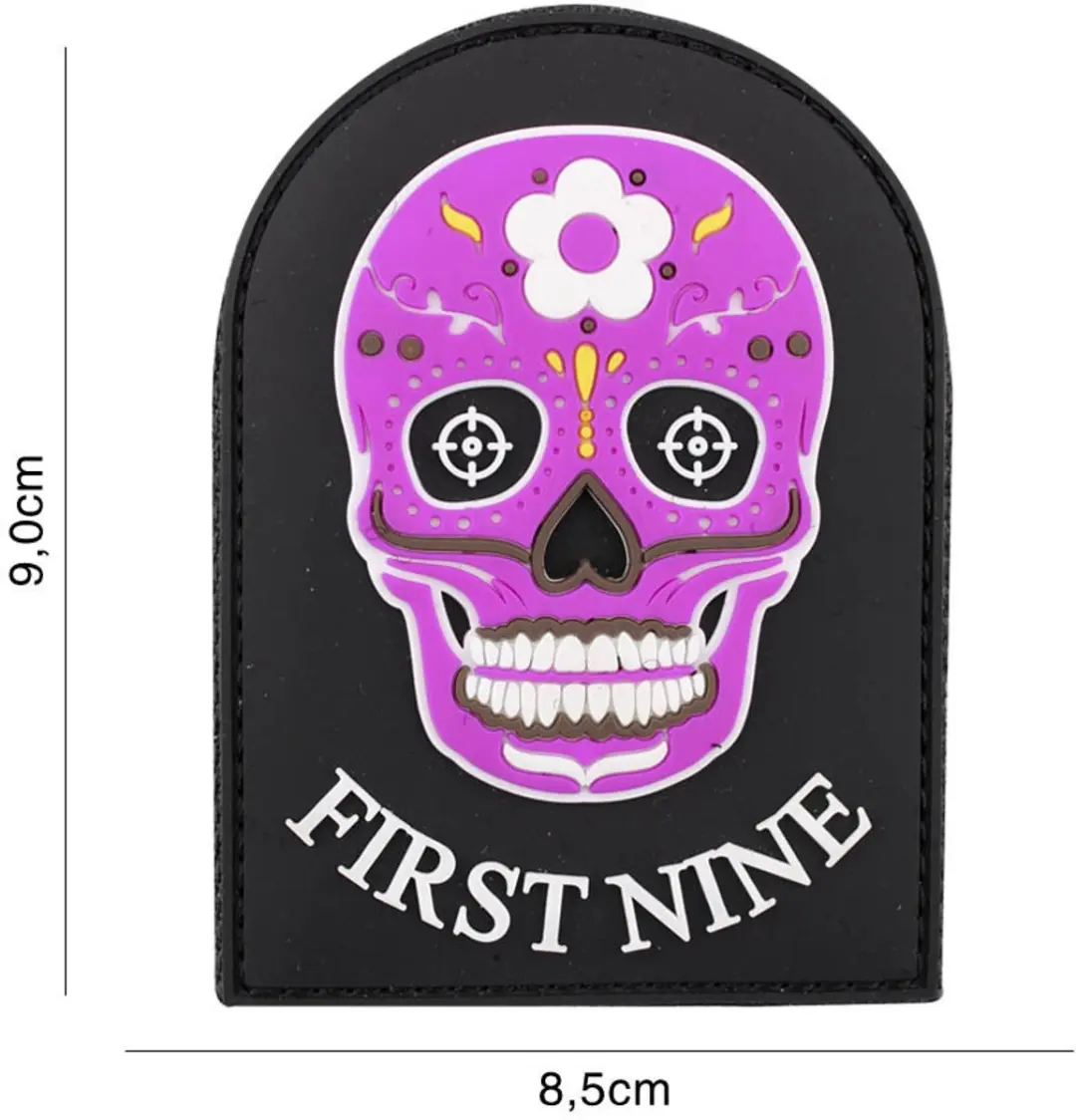 Embleem 3D PVC First Nine Roze