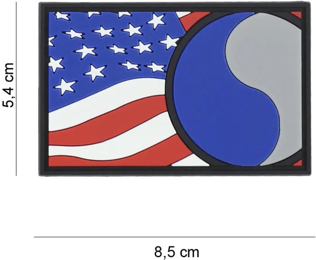 Embleem 3D PVC 29th Infantry vlag