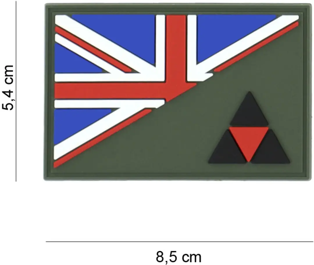 Embleem 3D PVC 3rd Infantry halve vlag