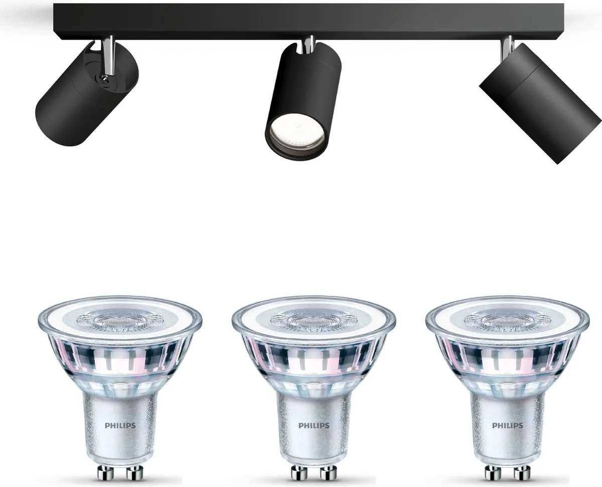 Philips Idris Opbouwspot 3x GU10