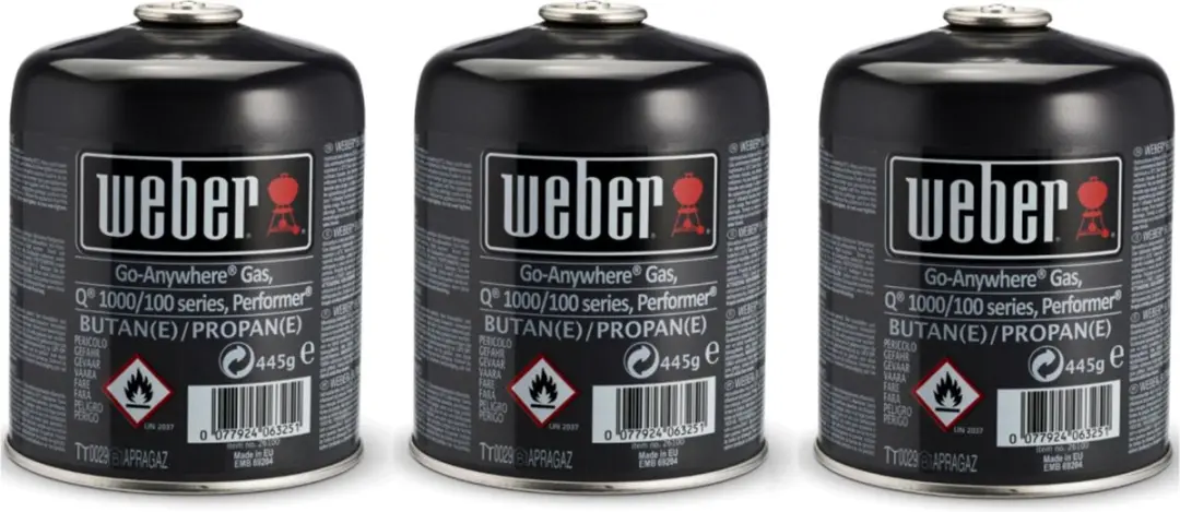 Weber Gasbusjes 3x445g