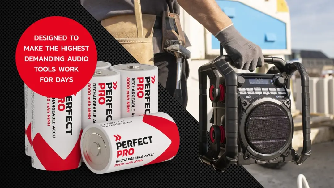 Perfectpro D-cel NiMH 8000mAh - 2 Stuks