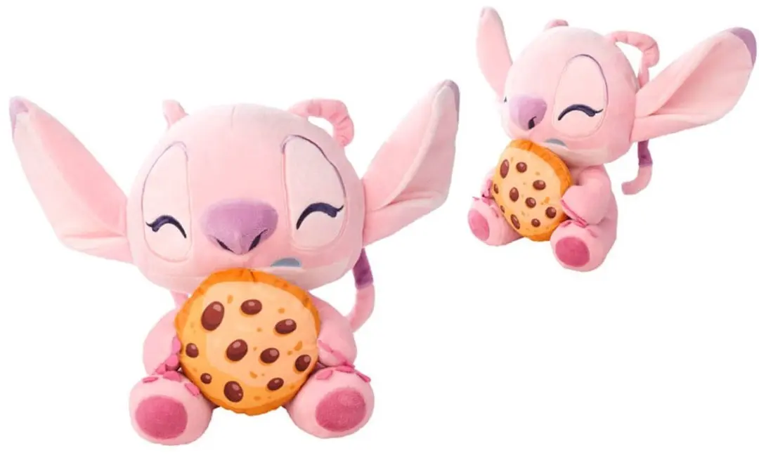 Simba Lilo & Stitch Angel Cookie Pluchen Figuur - Roze - afbeelding 5 van 5