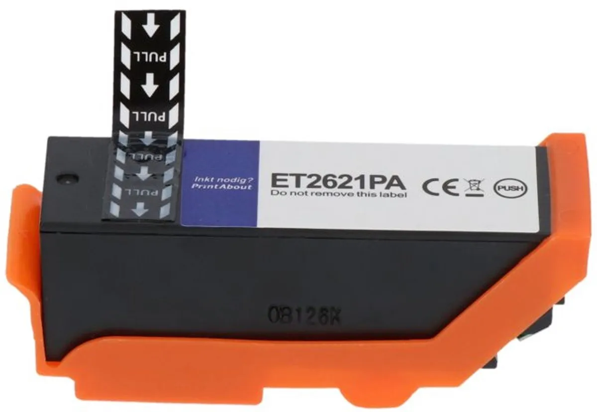 PrintAbout Inktcartridge C13T26214012 Zwart - 1100 pagina's