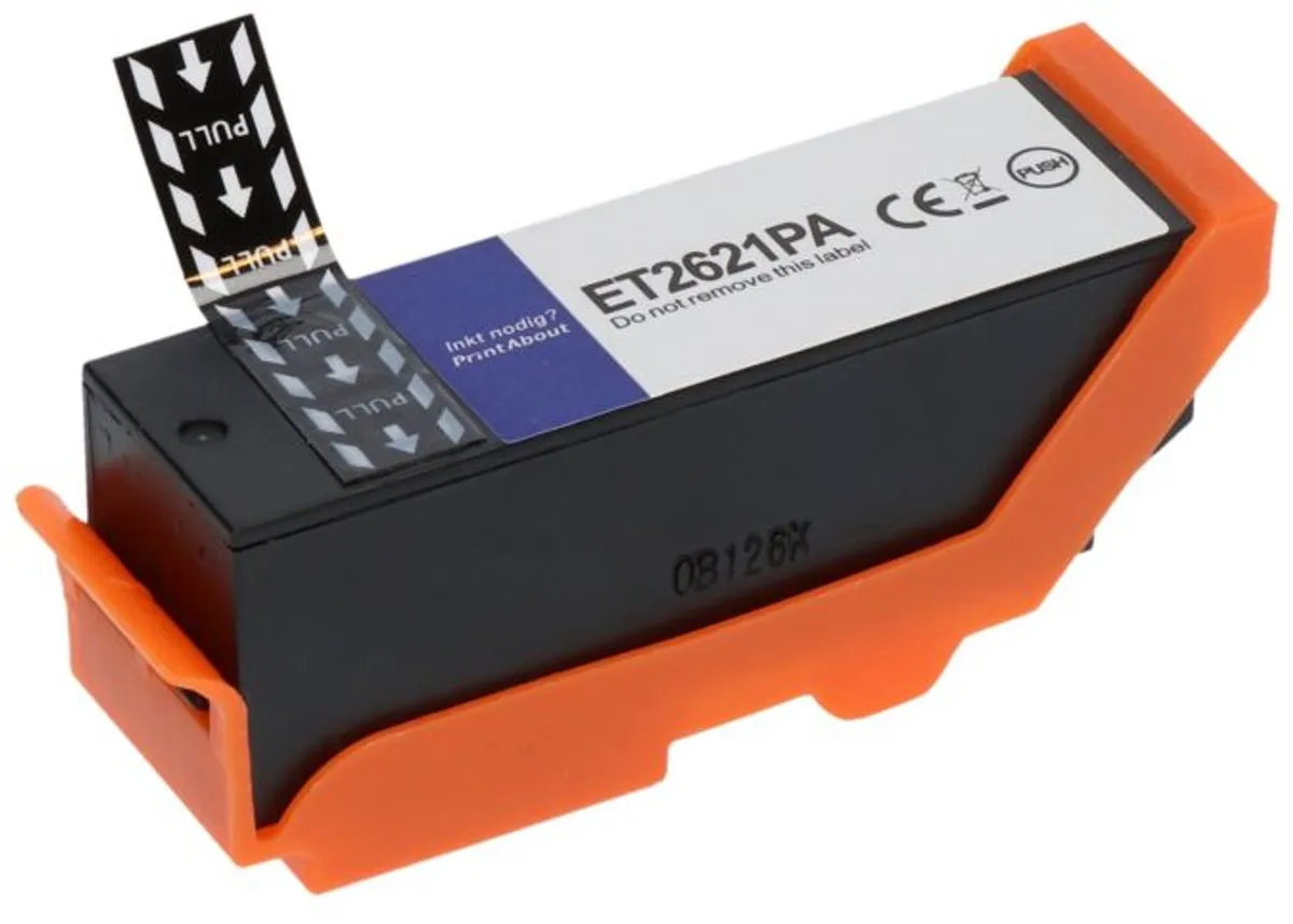 PrintAbout Inktcartridge C13T26214012 Zwart - 1100 pagina's