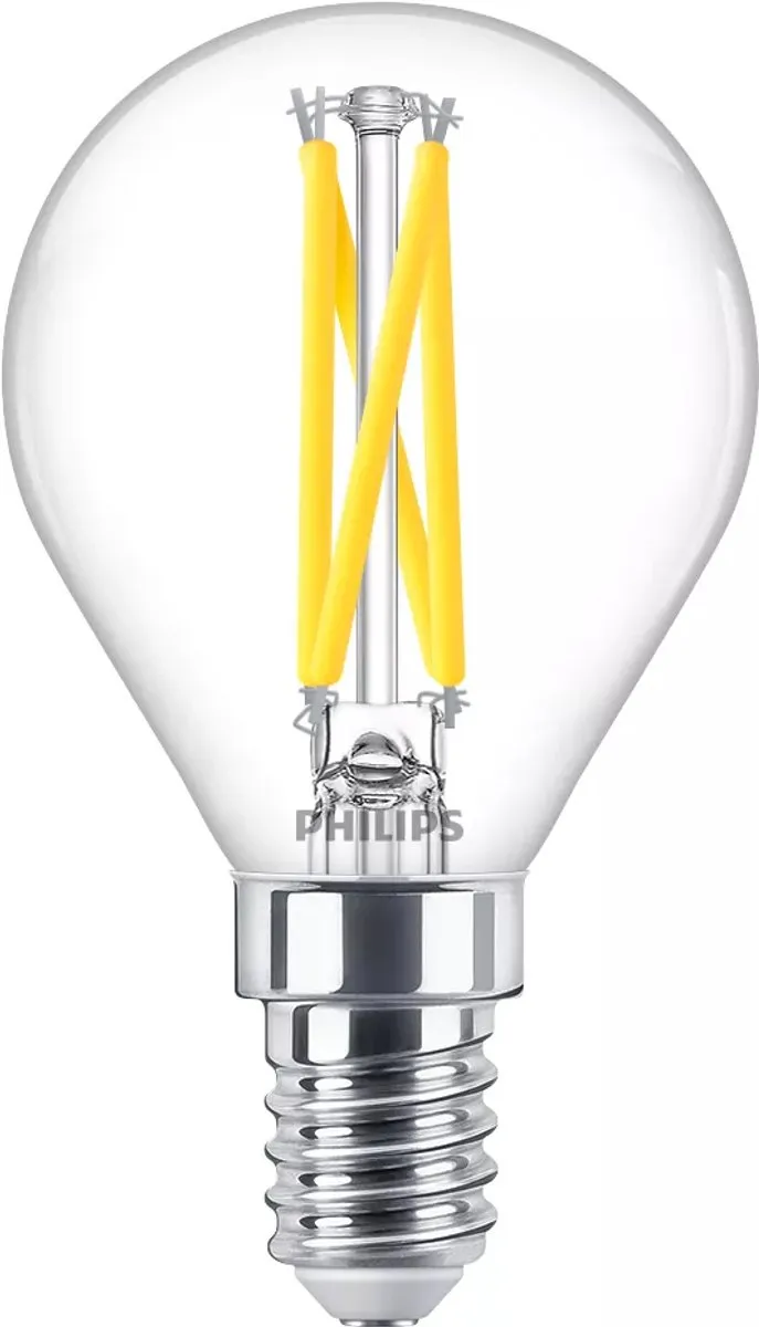 Philips LED Kogellamp Transparant 25W E14