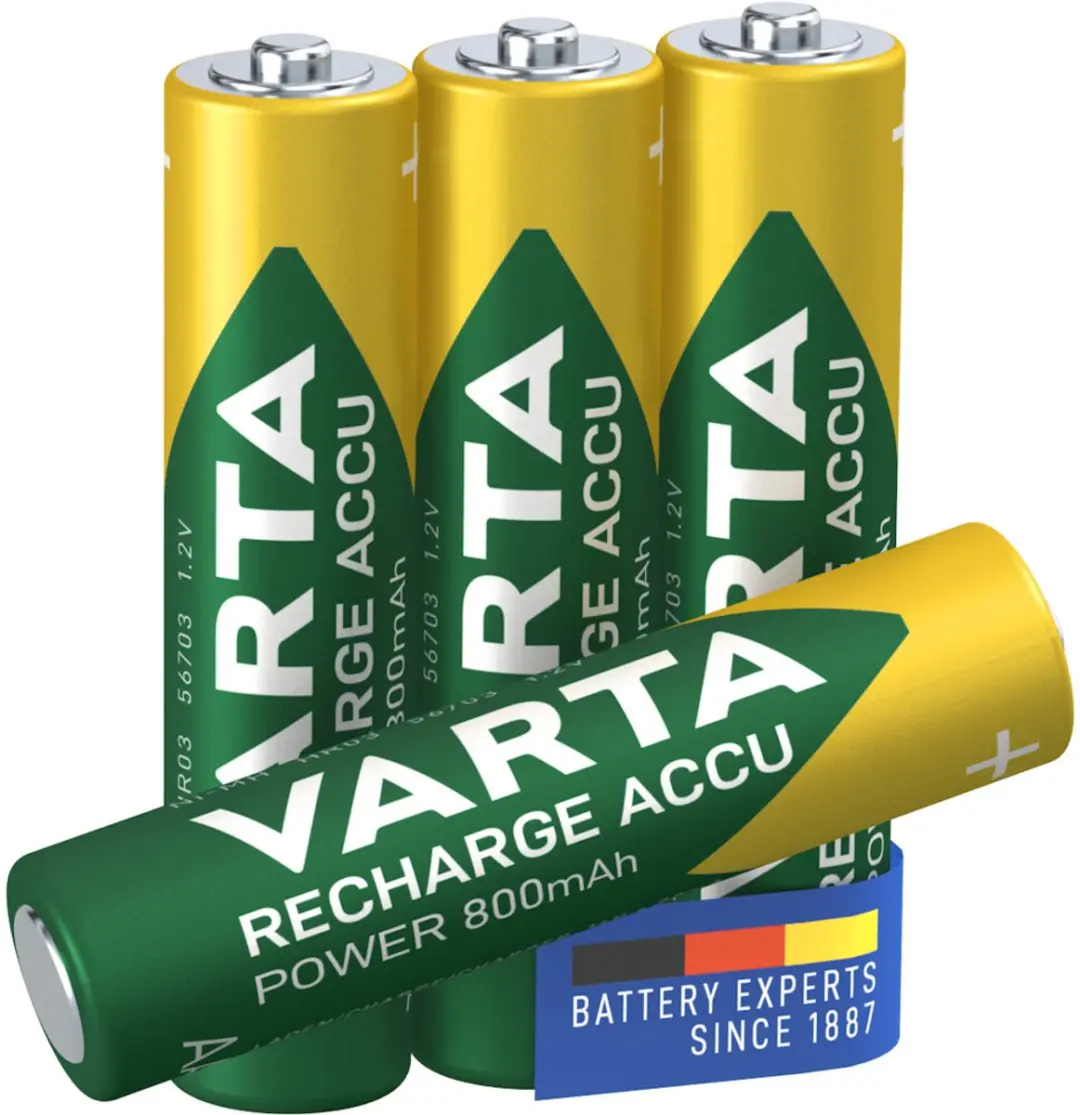 Varta Recharge Accu AAA 800mAh - 8 Stuks