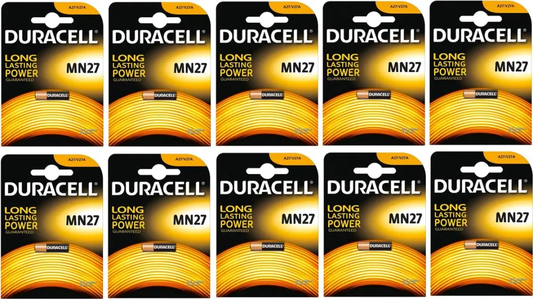 Duracell MN27 Fotobatterijen - 10 Stuks