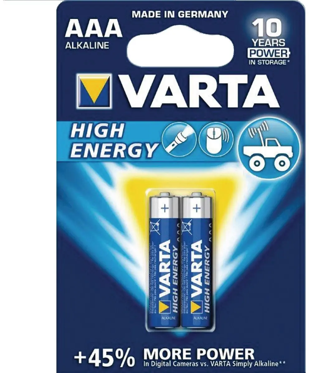 Varta AAA Longlife Power 2 Stuks
