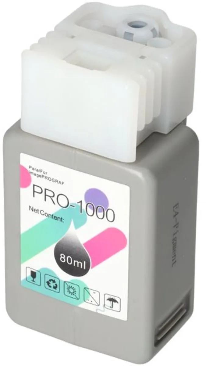 PrintAbout PFI-1000R Inktcartridge - Rood - 87ml - o.a. Canon