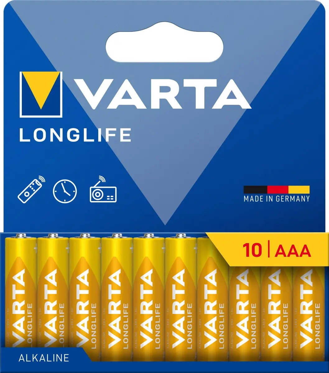 Varta 4103101761 Wegwerpbatterij AAA Alkaline