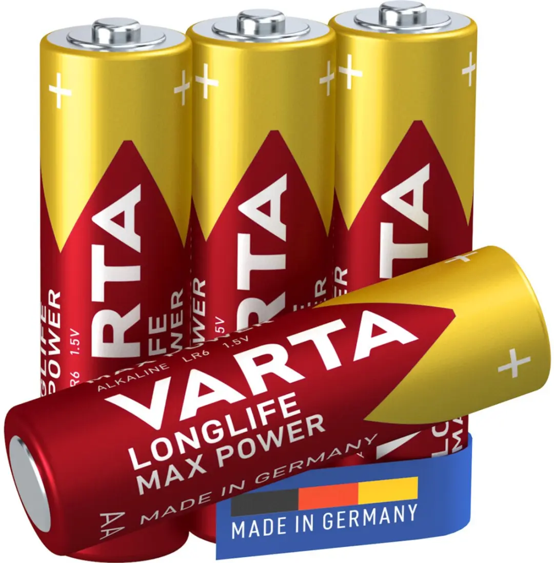 Varta Longlife Max Power AA Batterijen