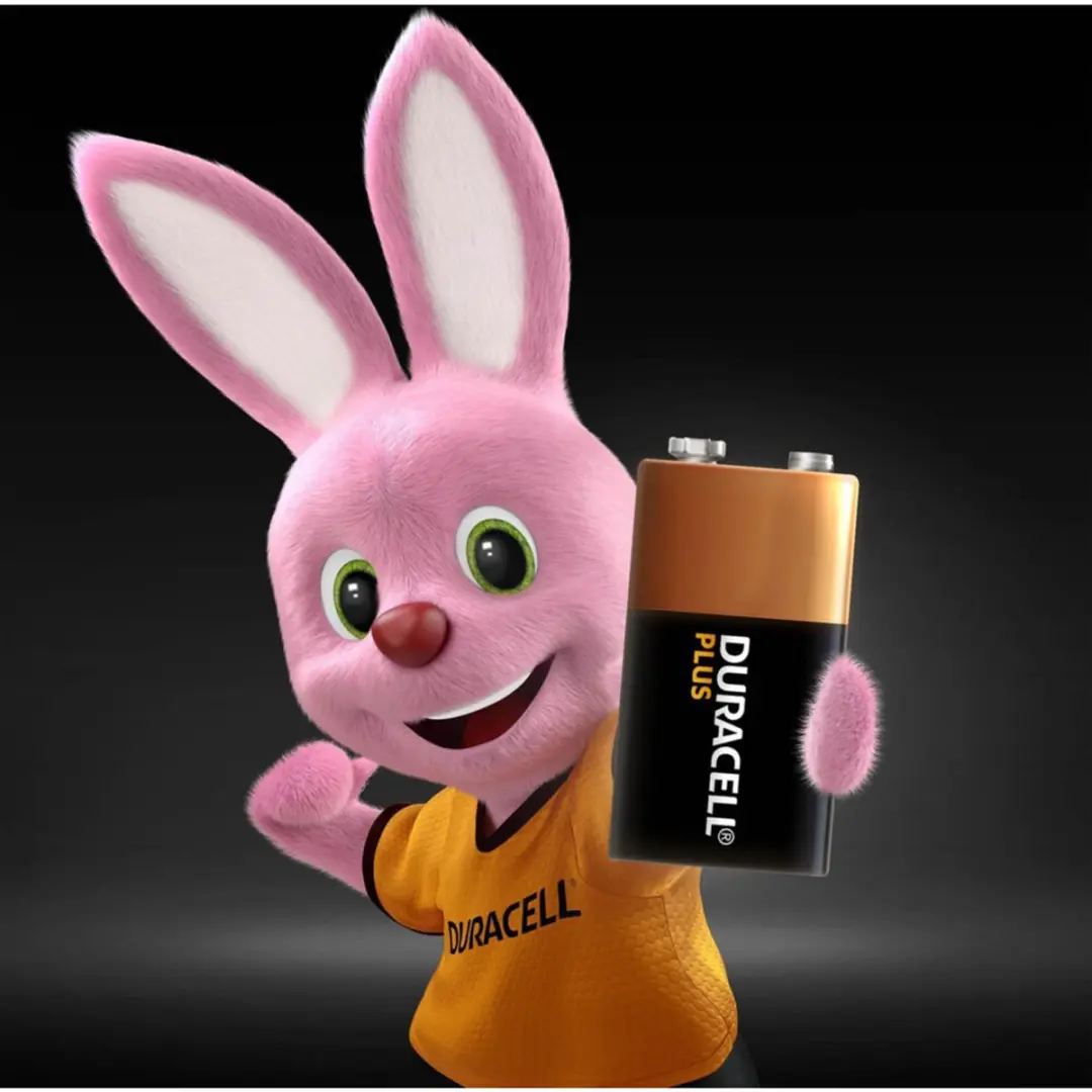 Duracell Plus 100 9V Alkaline Batterijen