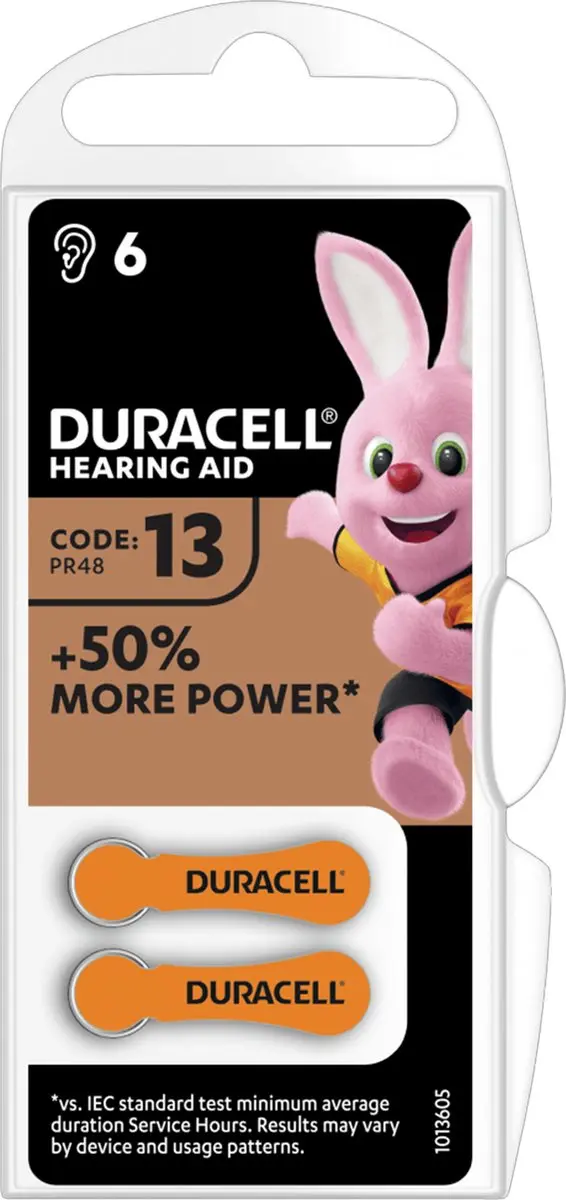 Duracell Hearing Aid DA 13 6CT