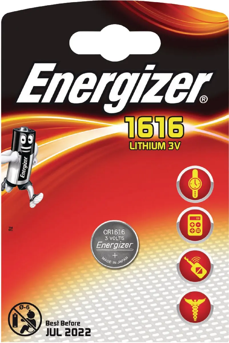 Energizer ENCR1616 Knoopcel 65mAh