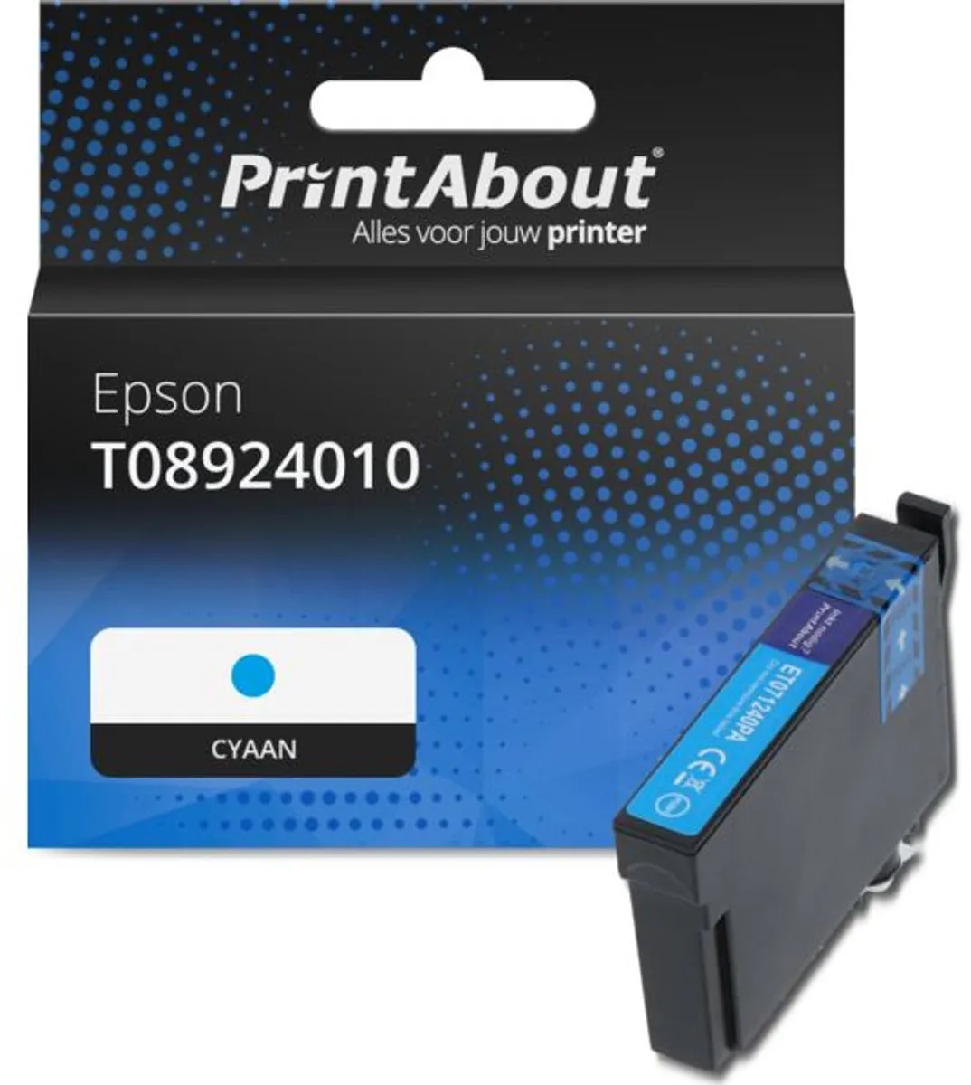 PrintAbout Epson T08924010 Cyaan Inktcartridge