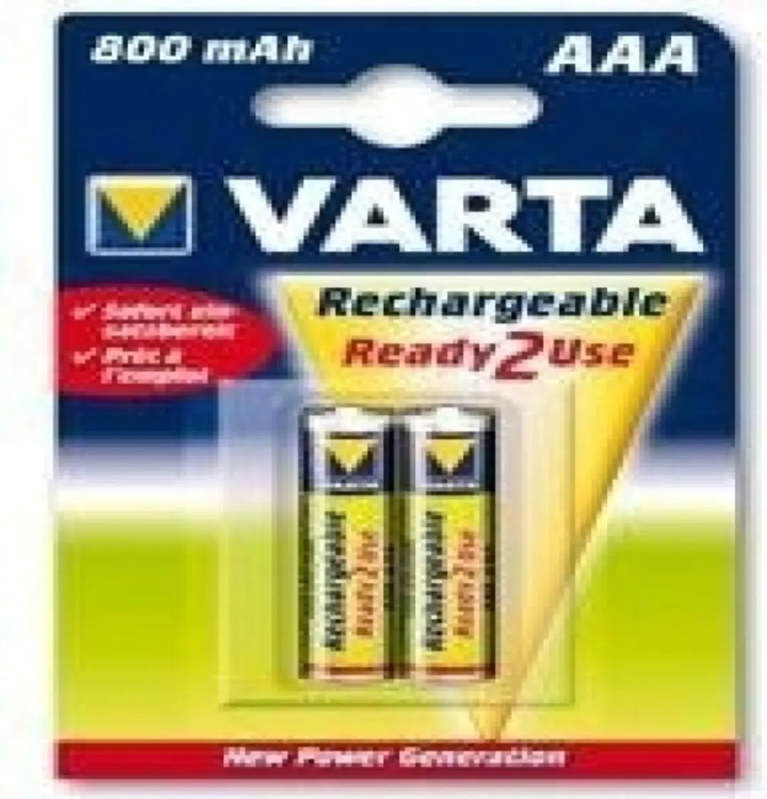 Varta oplaadbare batterijen/accu's Power Accu AAA 800 mAh