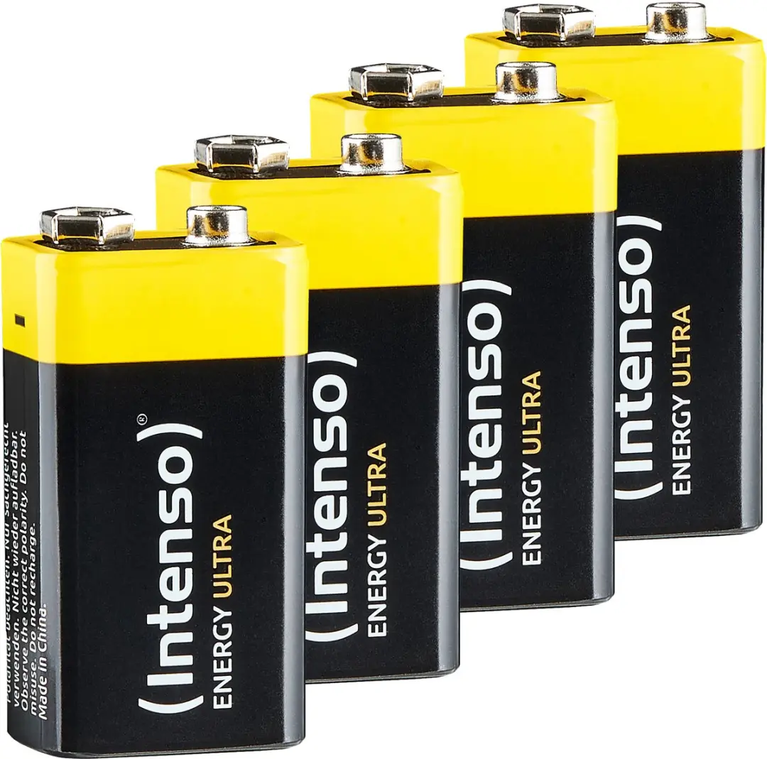 Intenso E-Block LR61 9V Batterij - 4 Stuks