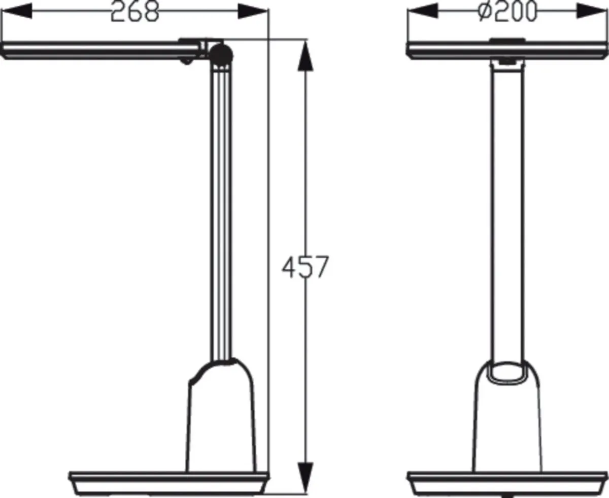 Philips Einstein Bureaulamp Donkergrijs - 15W - 5100K