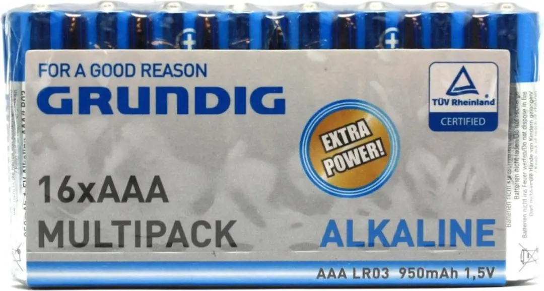 Grundig alkaline batterijen AAA