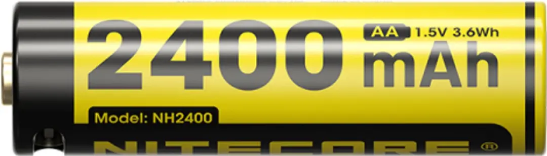 Nitecore NH2400 AA Oplaadbare Li-Ion Batterij 2400mAh
