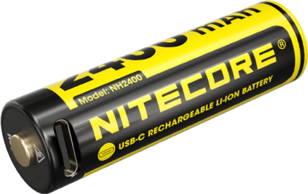 Nitecore NH2400 Oplaadbare AA Li-Ion Batterij 2400mAh - 2 Stuks