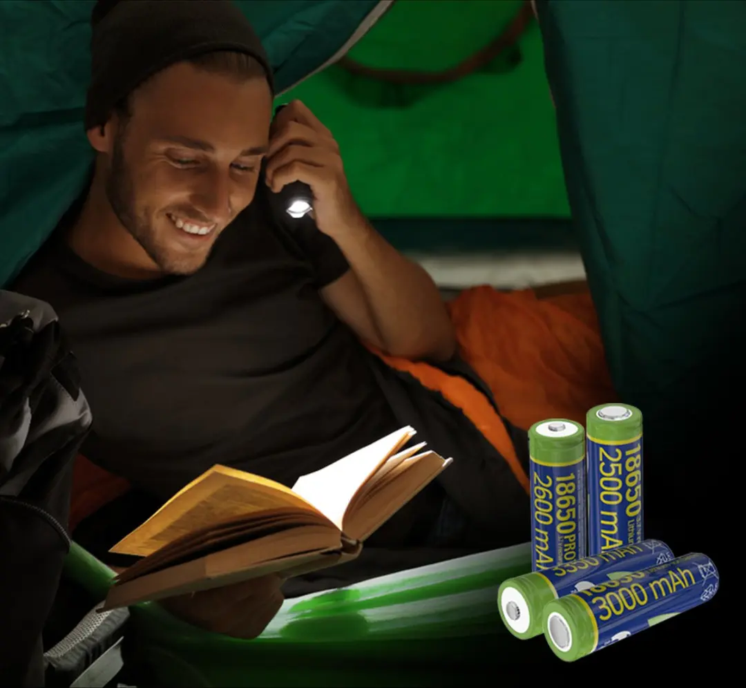 Gembird EG-BA-18650-10C/2500 Oplaadbare Li-ion Batterij 2500mAh