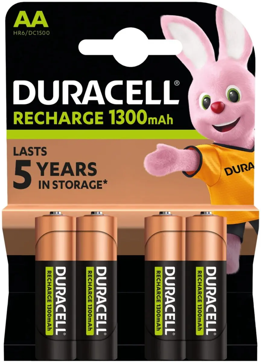 Duracell Plus AA Oplaadbare Batterijen - 12 Stuks