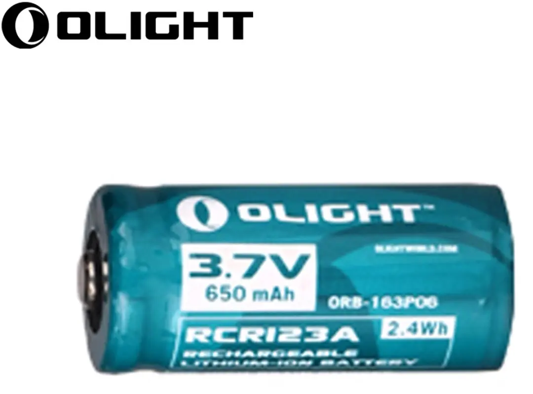 Olight RCR123A Oplaadbare Batterij 650mAh