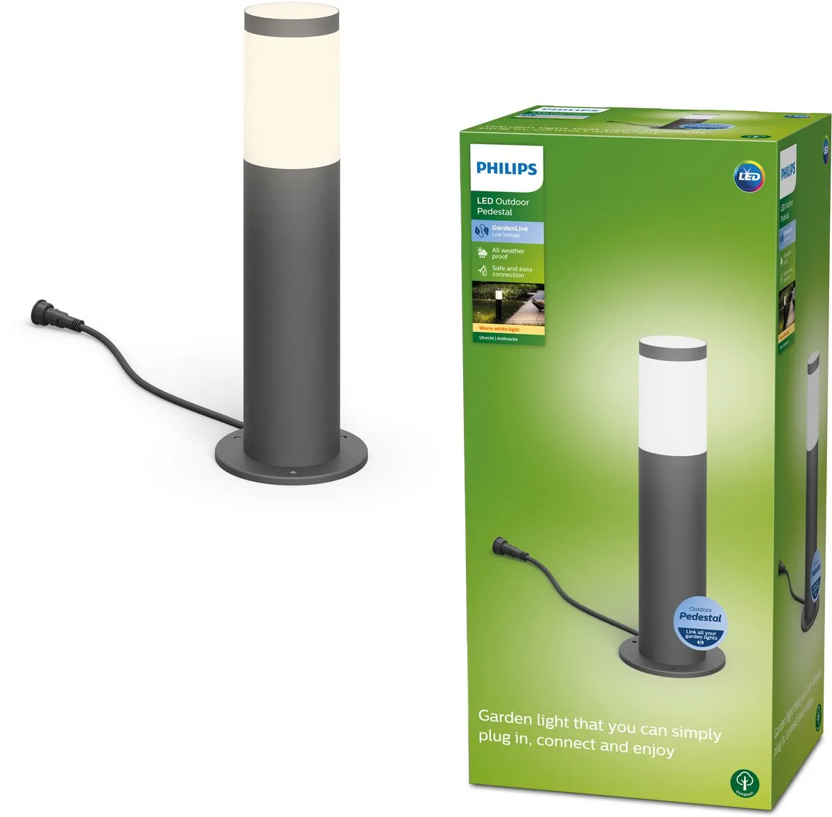 Philips LED Utrecht Sokkellamp 6W