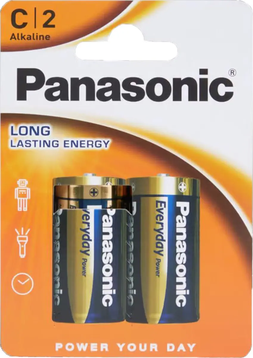 PANASONIC Batterij C 2 Alkaline