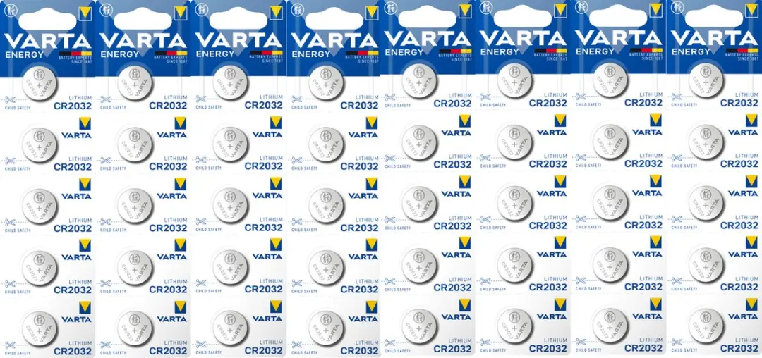 Varta Energy Lithium batterij CR2032 40 stuks